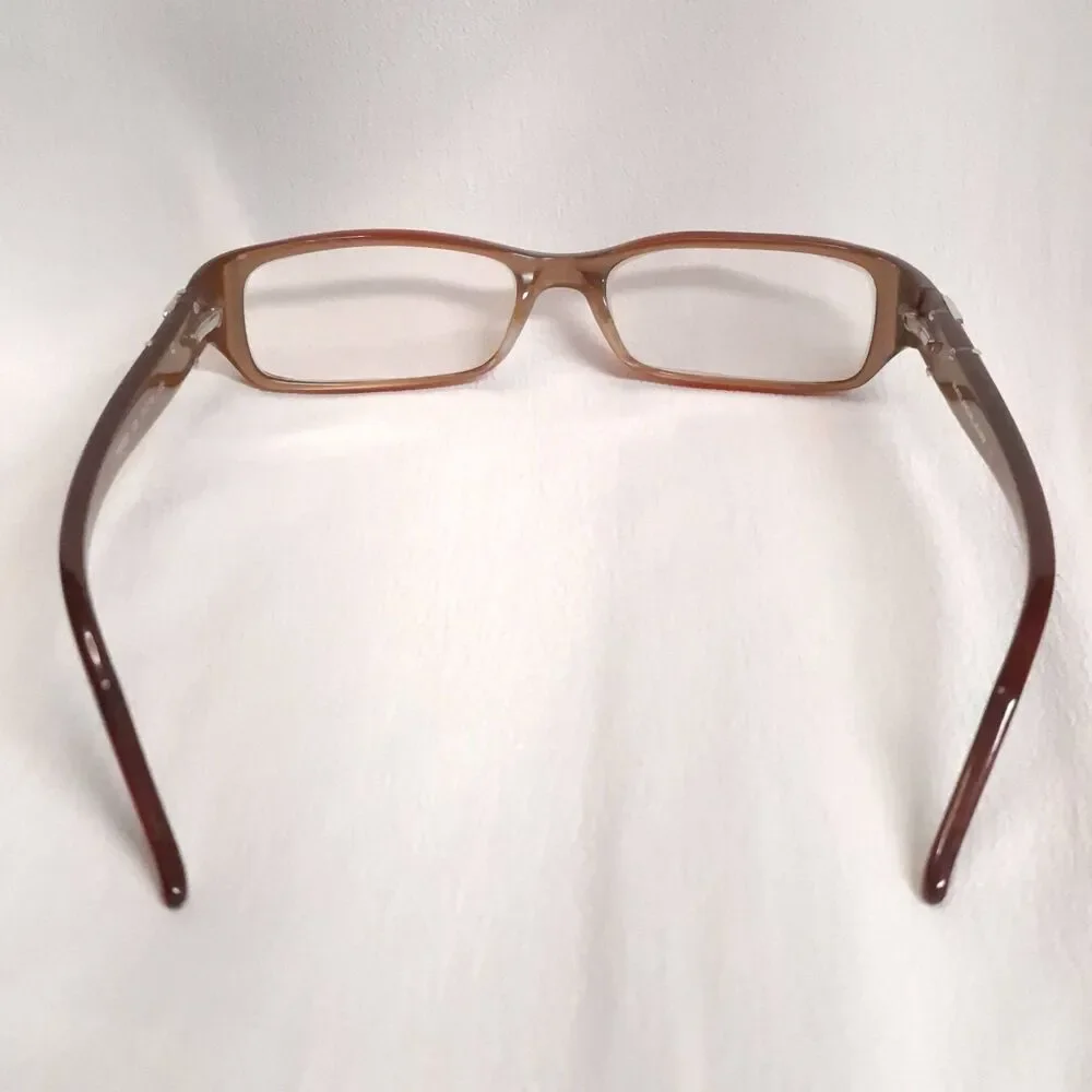 Vintage Thierry Mugler Frames Rare 80s 90s Gloss Red TM9083 Silver Star Glasses